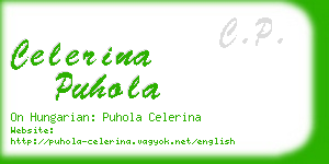celerina puhola business card
